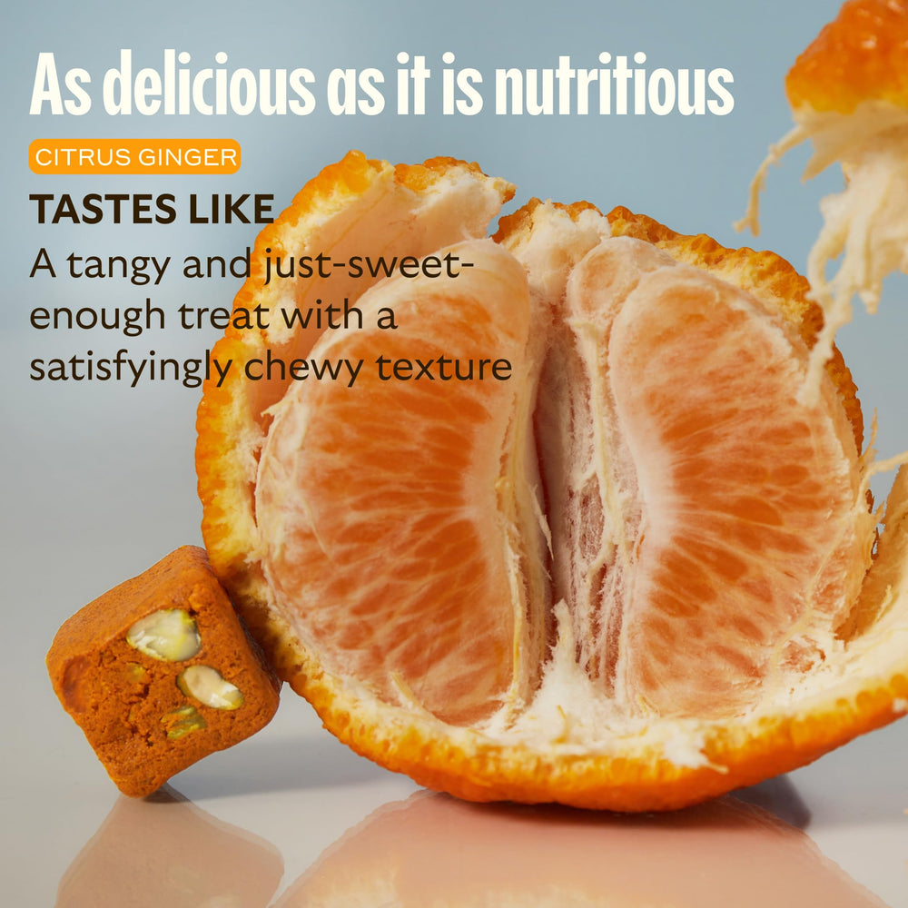 Chewy bite in travel-friendly packaging