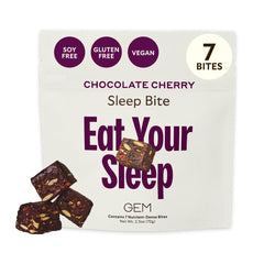 Main product image showing GEM Sleep Aid Nighttime Bite 7-pack