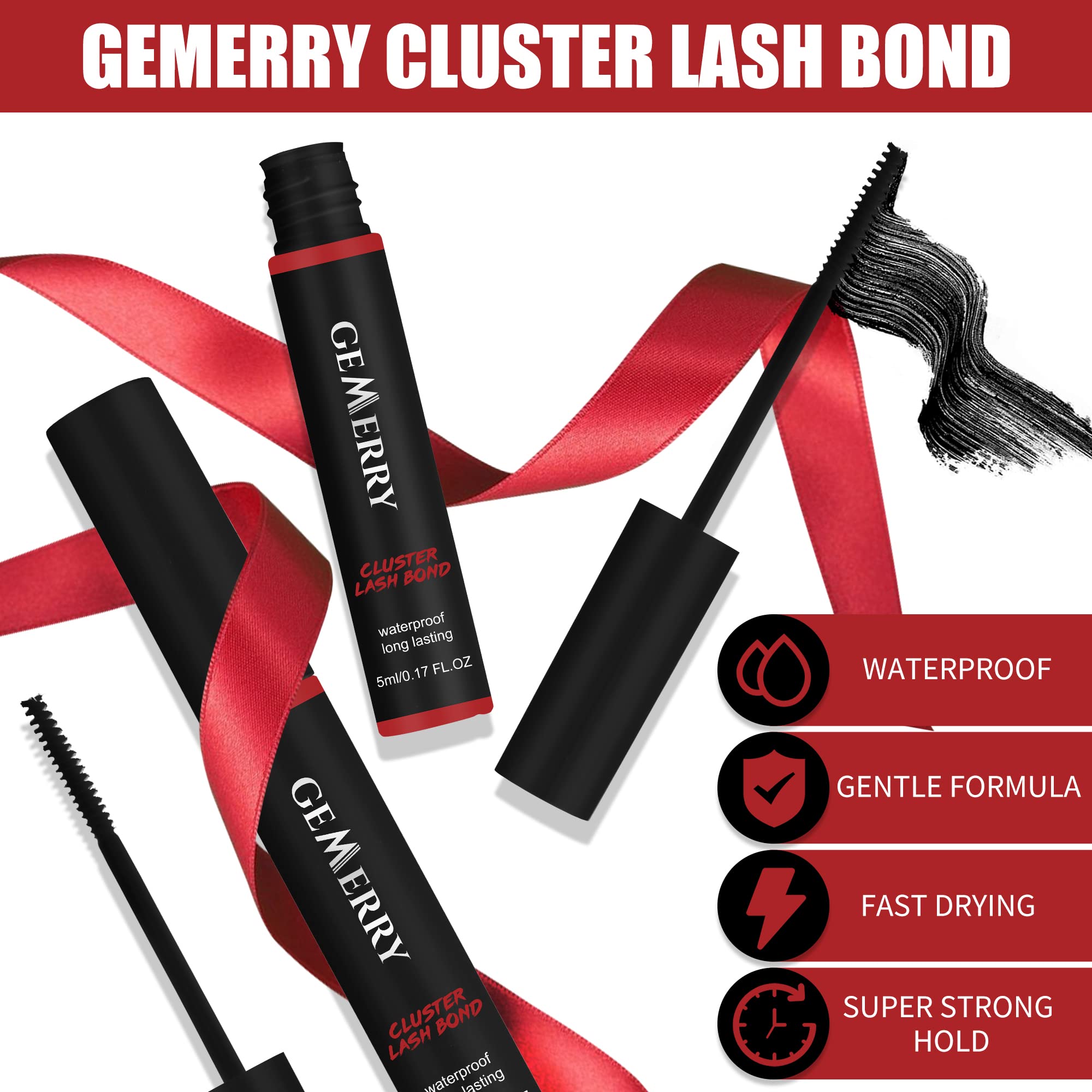 GEMERRY Lash Bond easy-application for beginner-friendly lash bonding.