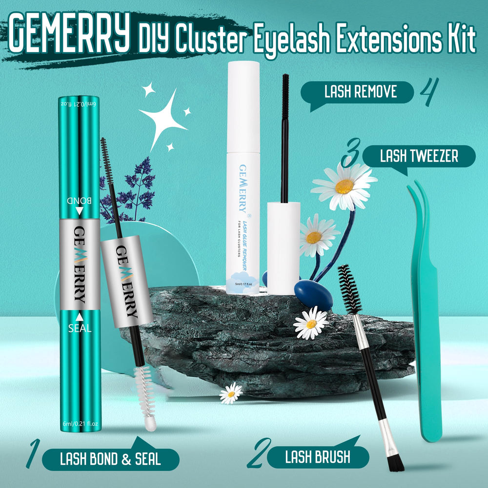 GEMERRY Lash Remover spiral wand for quick residue-free removal