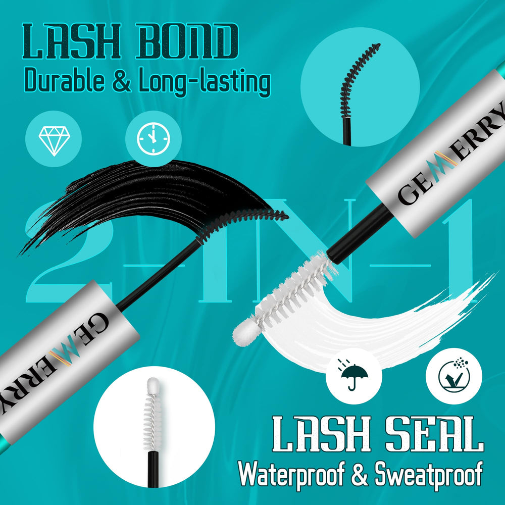 GEMERRY Precision lash tweezers aiding precise cluster placement