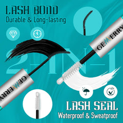 GEMERRY Precision lash tweezers aiding precise cluster placement