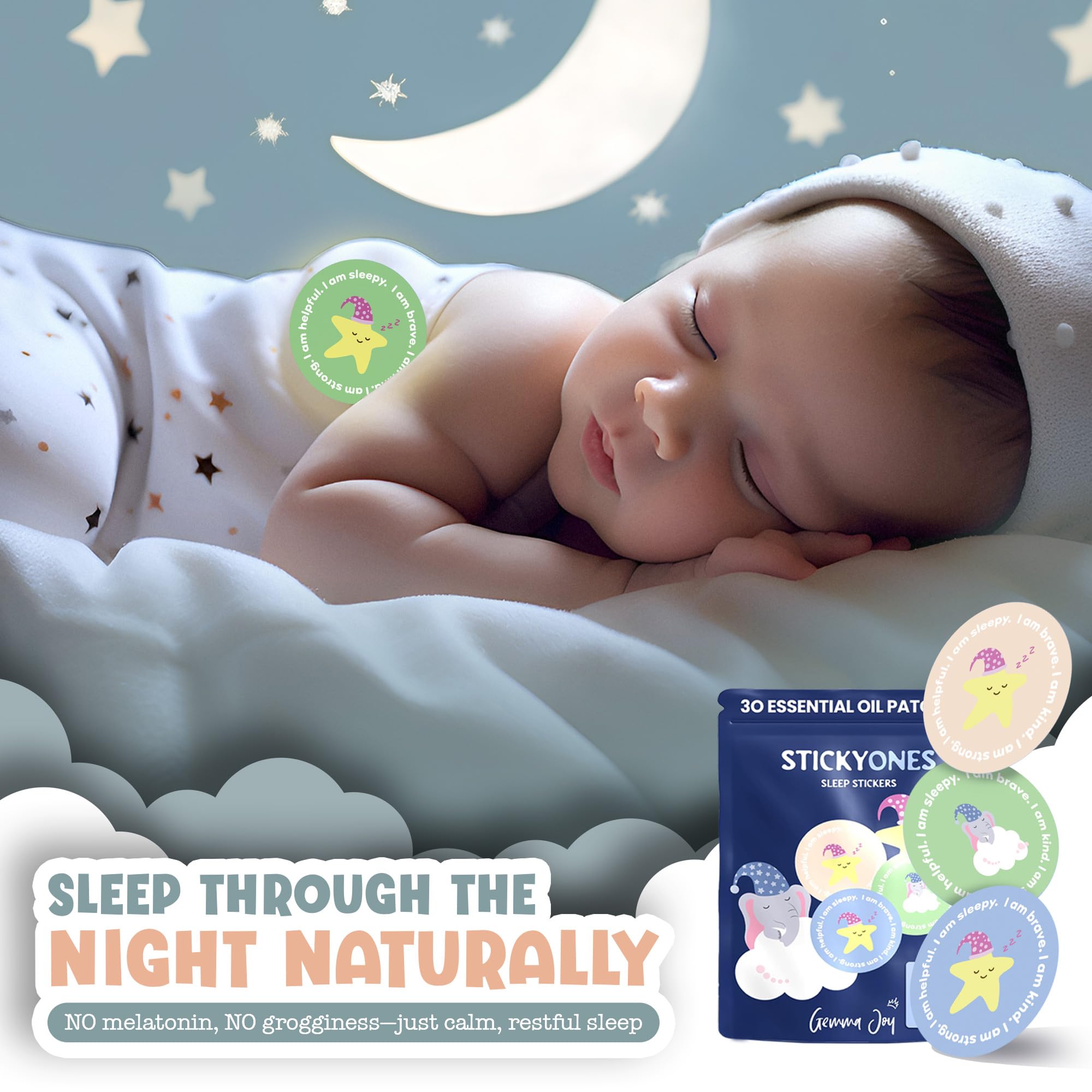 Twinkle and Herbert bedtime buddy designs on patches