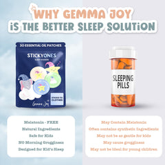 All-night sleep patch set for kids in a 30-pack