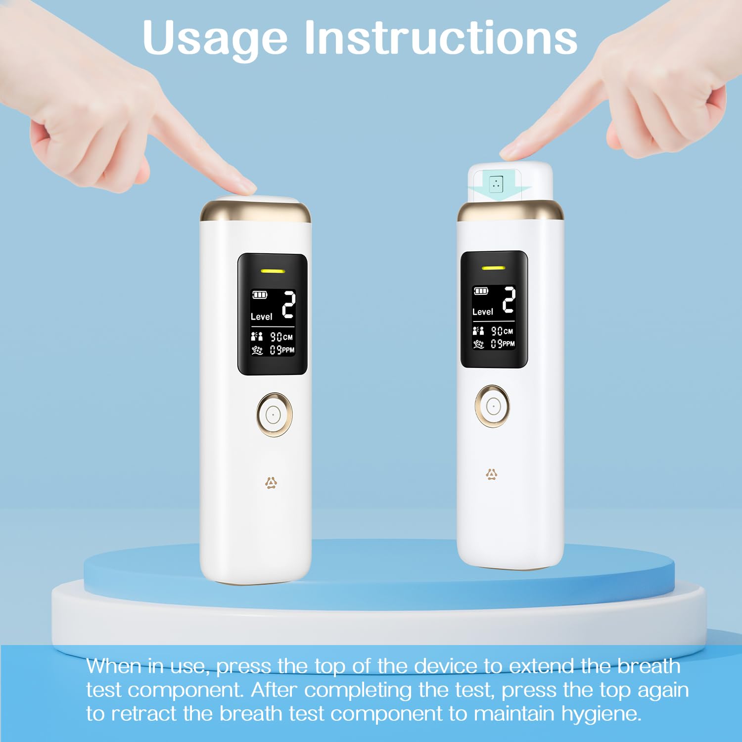 Non-contact hidden-cartridge design of Gemusve Odor Monitor