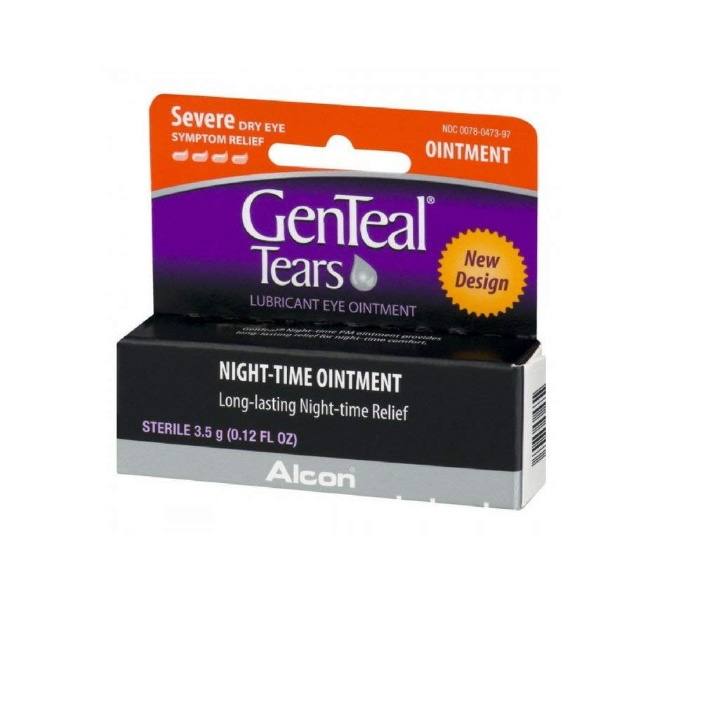GenTeal Tears ointment night-time application for long-lasting relief from dry eye irritation