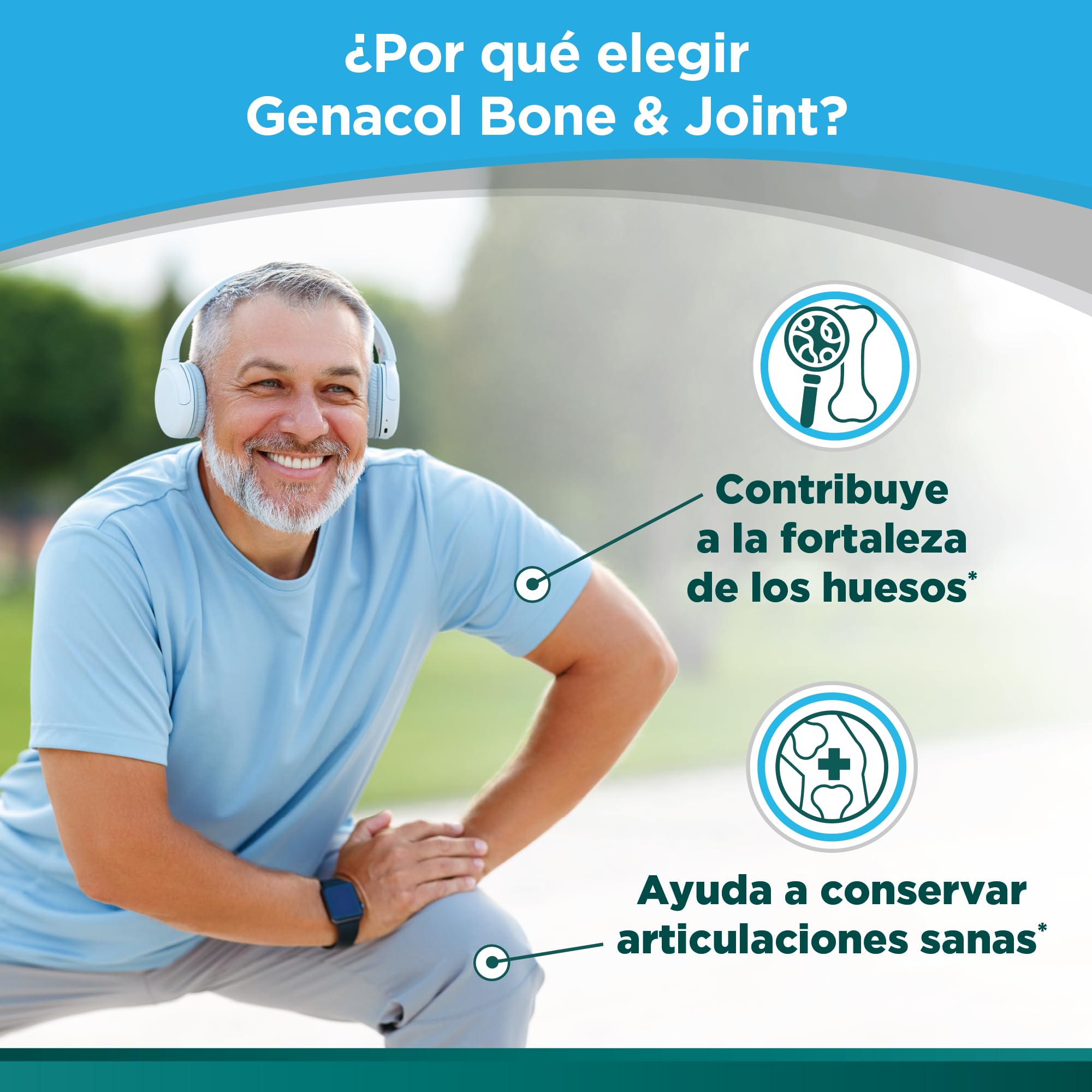 Non-GMO badge on Genacol Bone & Joint packaging