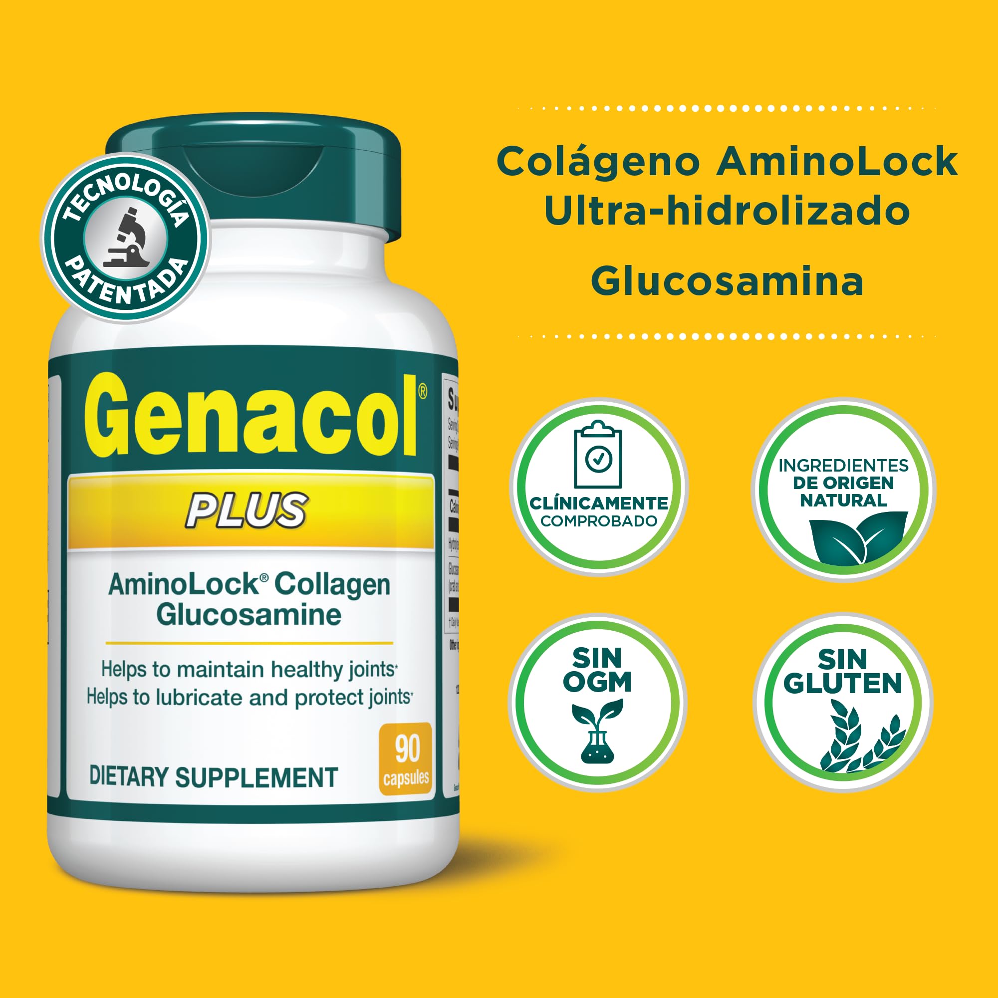 Genacol knee-friendly bottle scene hints at comfortable morning routines.