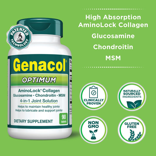 Genacol Optimum tablets close-up
