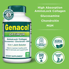 Genacol Optimum AminoLock collagen close-up highlighting absorption