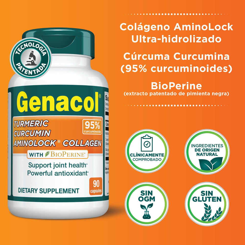 Close-up of Genacol capsules