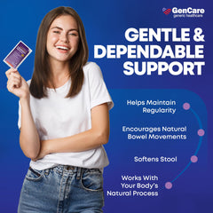 GenCare PEG 3350 packaging shows no artificial additives