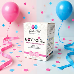 Measuring cup and test component from GenderBliss kit