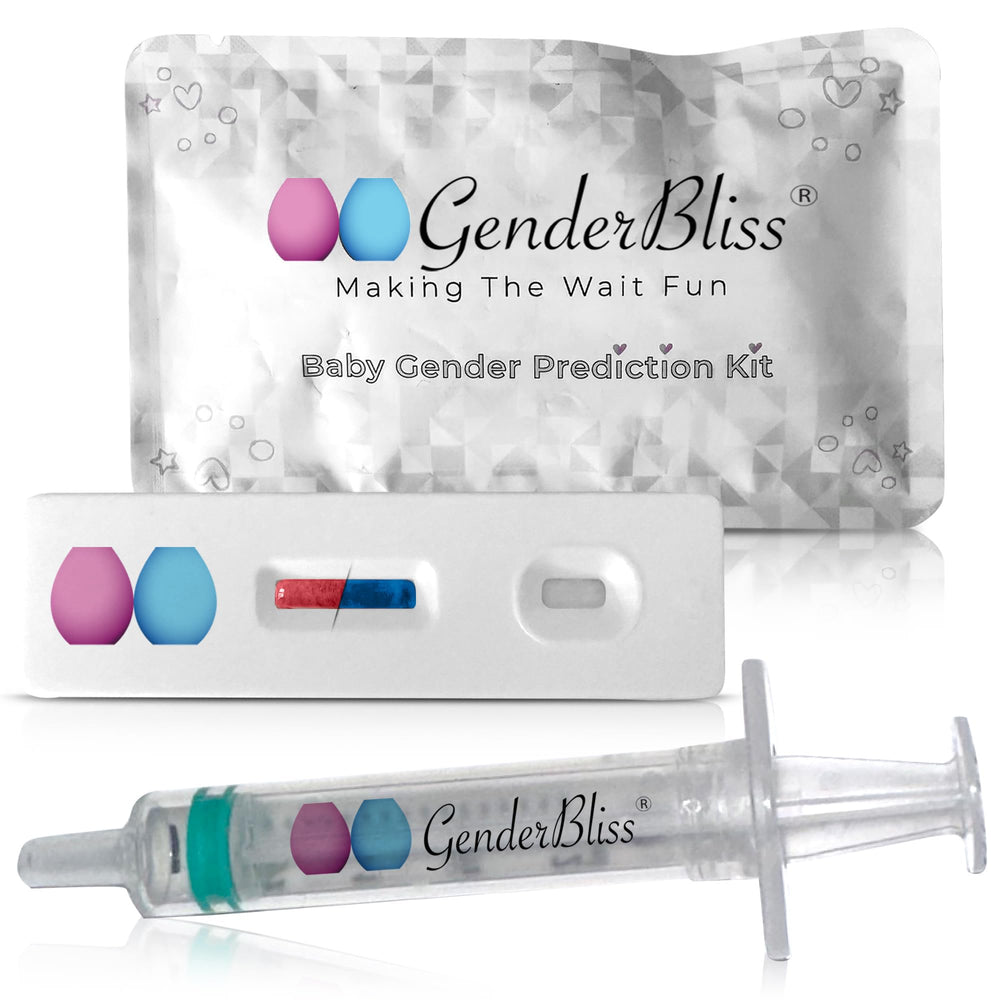 GenderBliss early gender prediction kit packaging and instructions