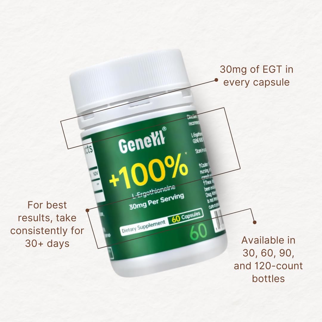Product label showing 60 servings