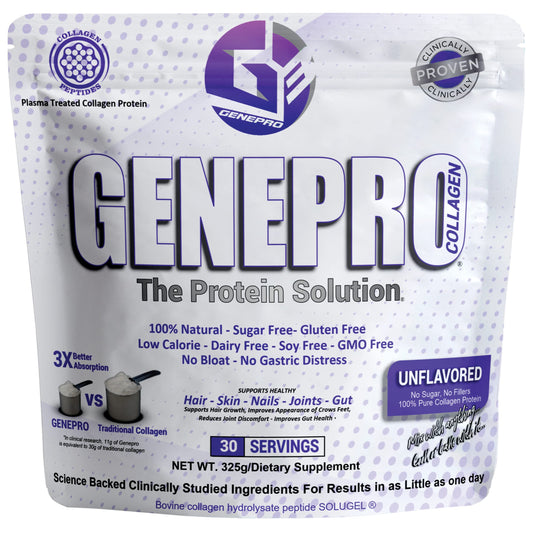 GENEPRO GEN. 3 collagen protein powder, unflavored, 30 servings