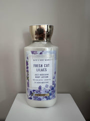 Generic Fresh Cut Lilacs Body Lotion bottle front; moisturizes and refreshes skin.
