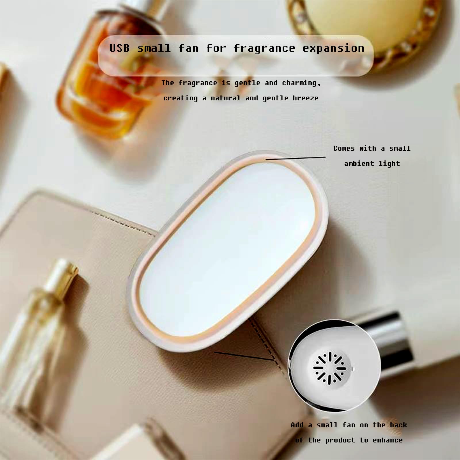 Generic waterless diffuser emphasis showing no-water diffusion and clean scent profile