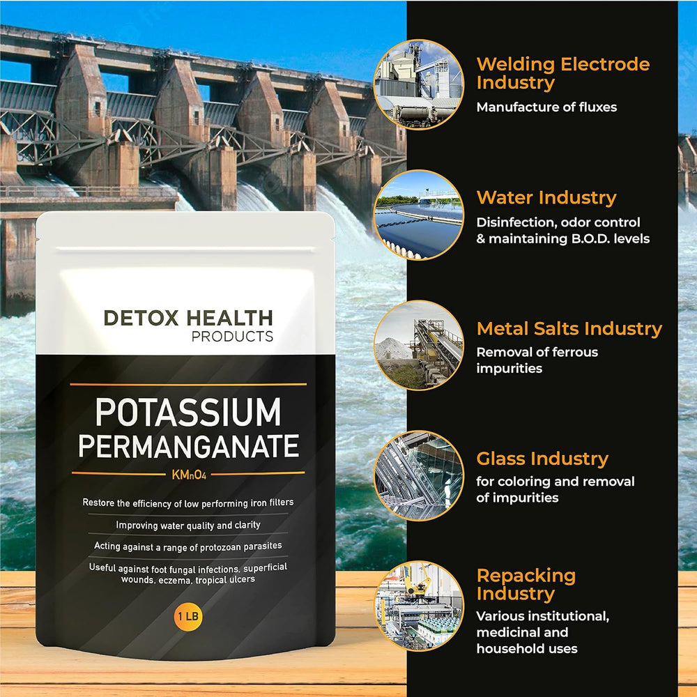 Granular potassium permanganate crystals product detail
