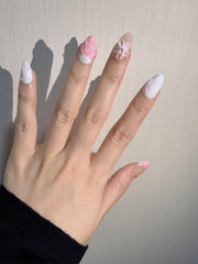Generic Water drop decor nails add subtle sparkle for everyday elegance