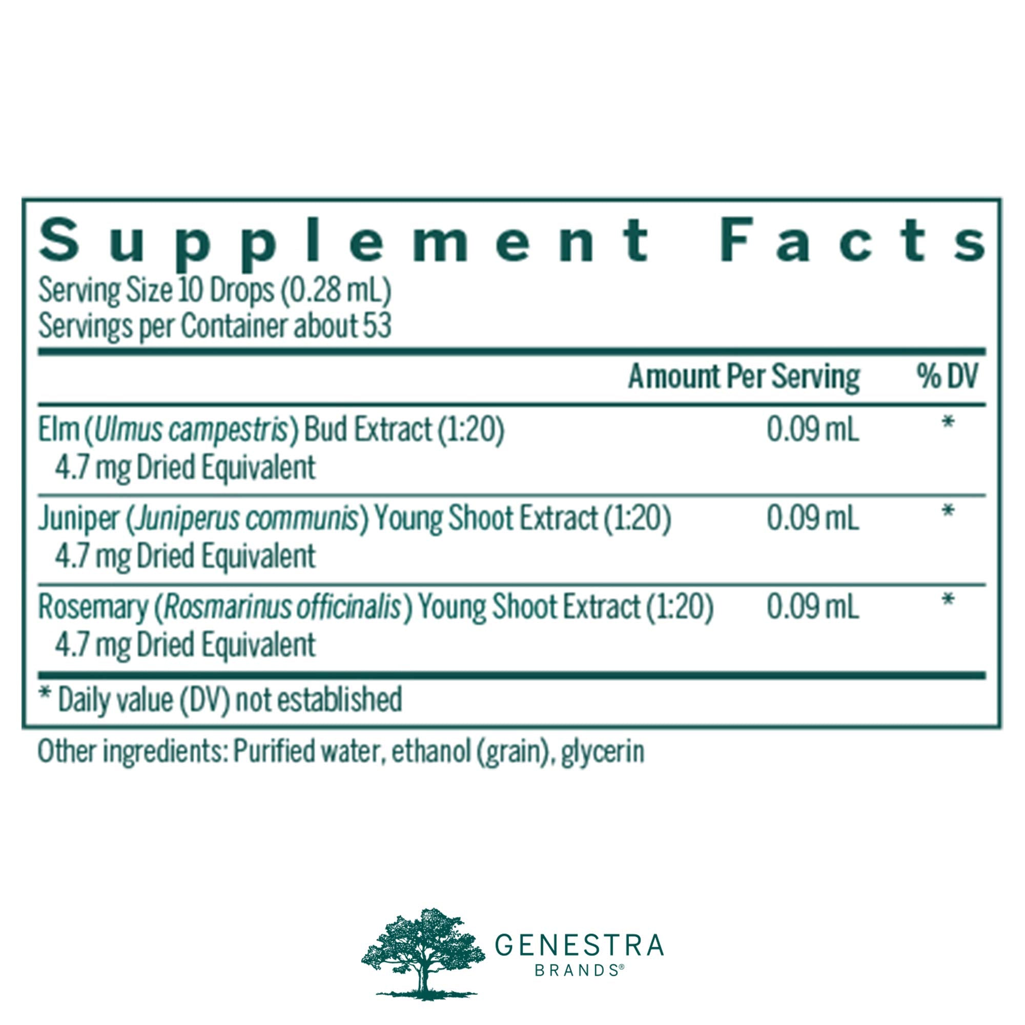 Acn-gen product label close-up showing 0.5 fl oz