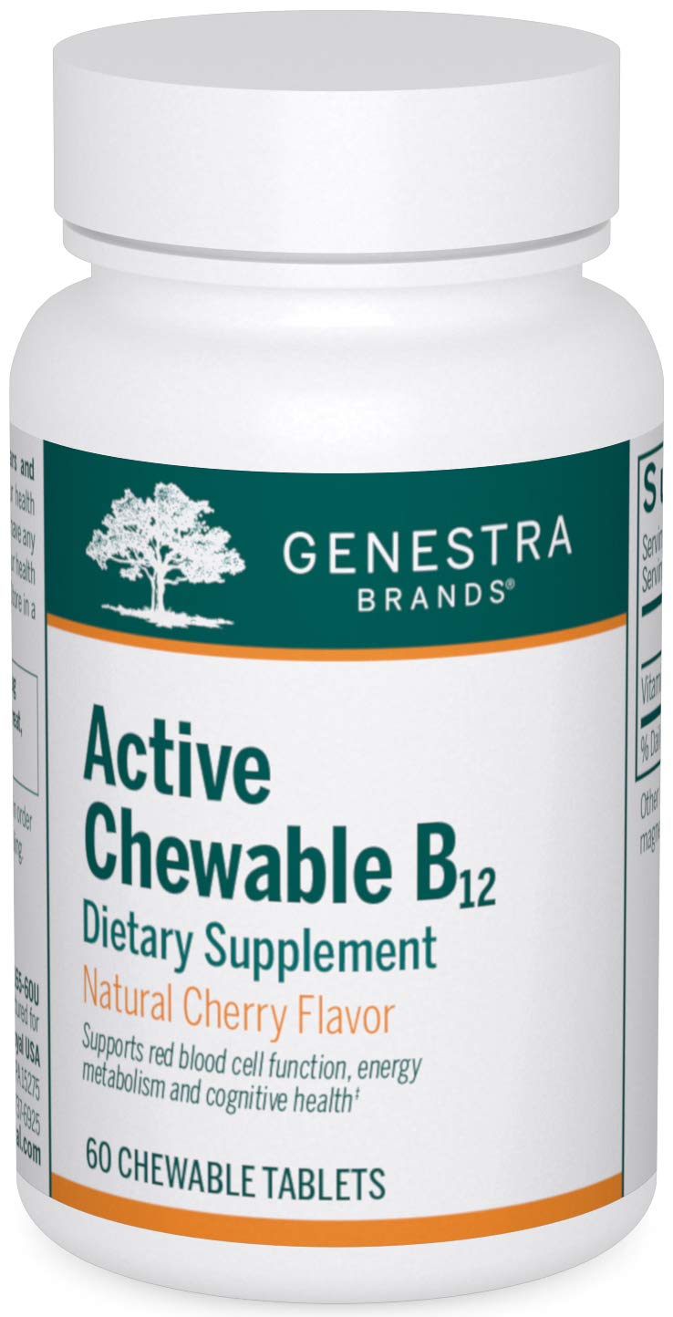 Genestra Active Chewable B12 bottle front view