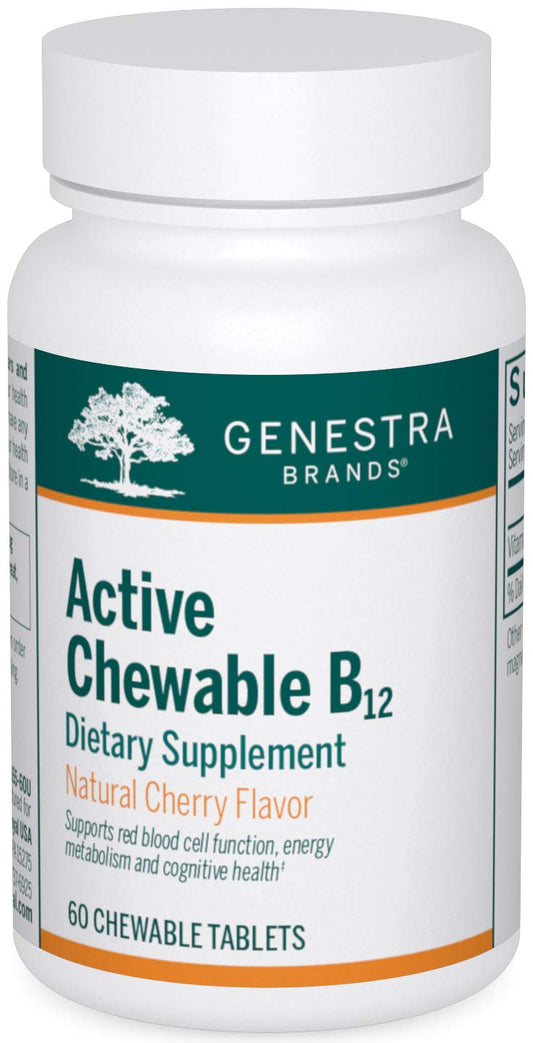 Genestra Active Chewable B12 bottle front view