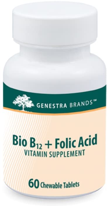 Close-up of Bio B12 + Folic Acid chewable tablets - image 2
