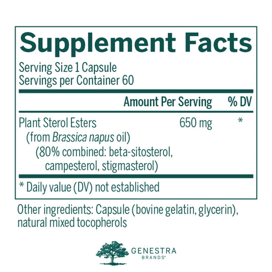 Genestra Col-Sterol 60 capsules in bottle