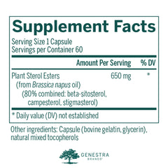 Genestra Col-Sterol 60 capsules in bottle