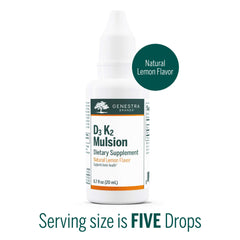 Genestra D3 K2 Mulsion ingredient label