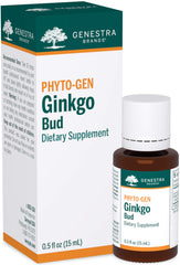 Genestra Ginkgo Bud label and bottle