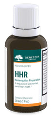 Bottle of Genestra HHR Organotherapy and Homeopathic Remedy, 1 fl oz