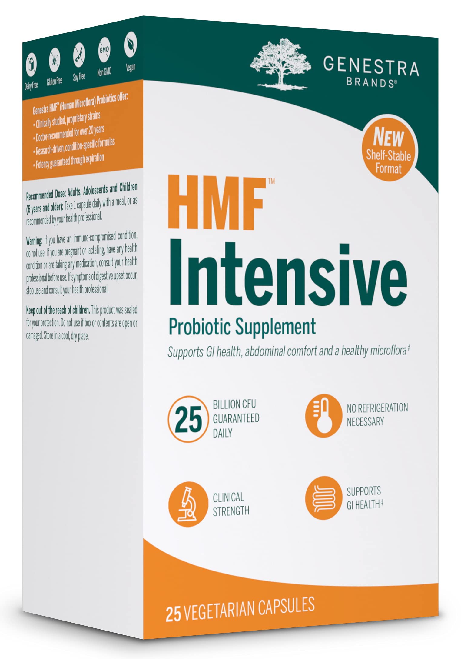 Genestra HMF Intensive bottle label