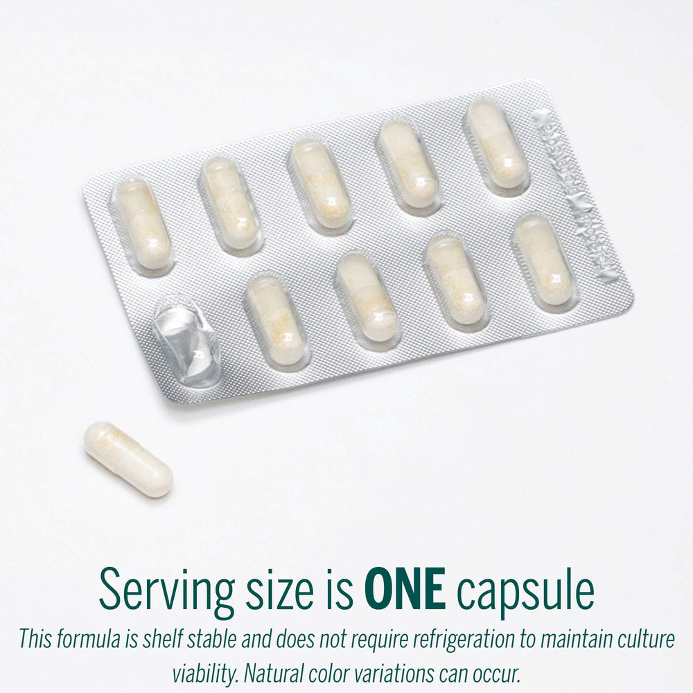 Close-up of Genestra HMF Intensive 50 capsules