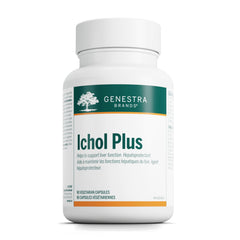 Genestra Brands Ichol Plus digestive supplement bottle front view