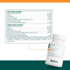 Genestra Ichol Plus bottle with label close-up