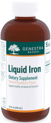 Genestra Liquid Iron bottle with raspberry flavor label