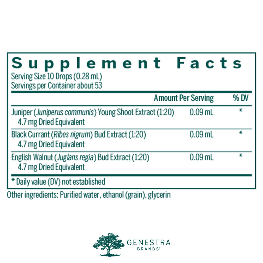 Genestra Liv-gen product label