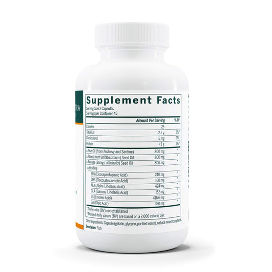 Genestra Brands Multi EFA Capsules bottle side view