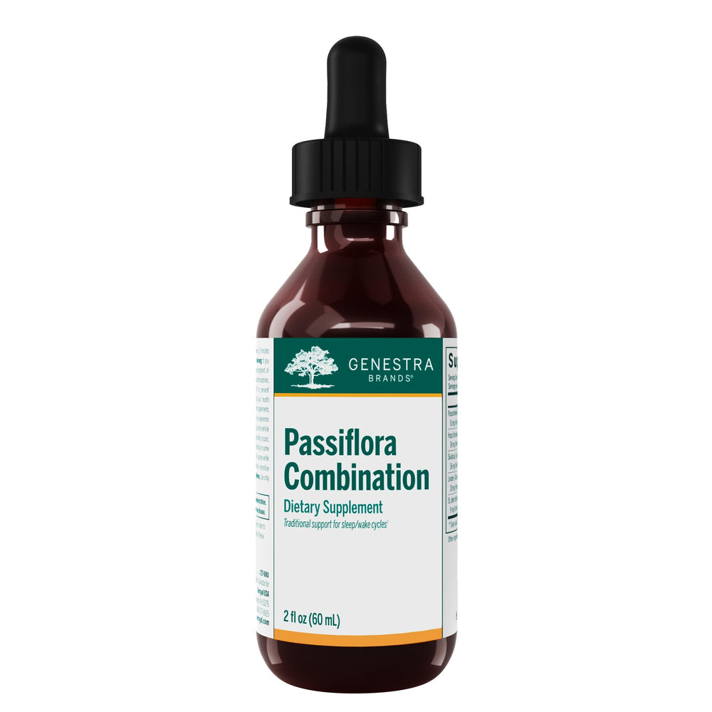 Genestra Passiflora Combination bottle label
