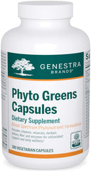 Genestra Phyto Greens Capsules bottle label visible front