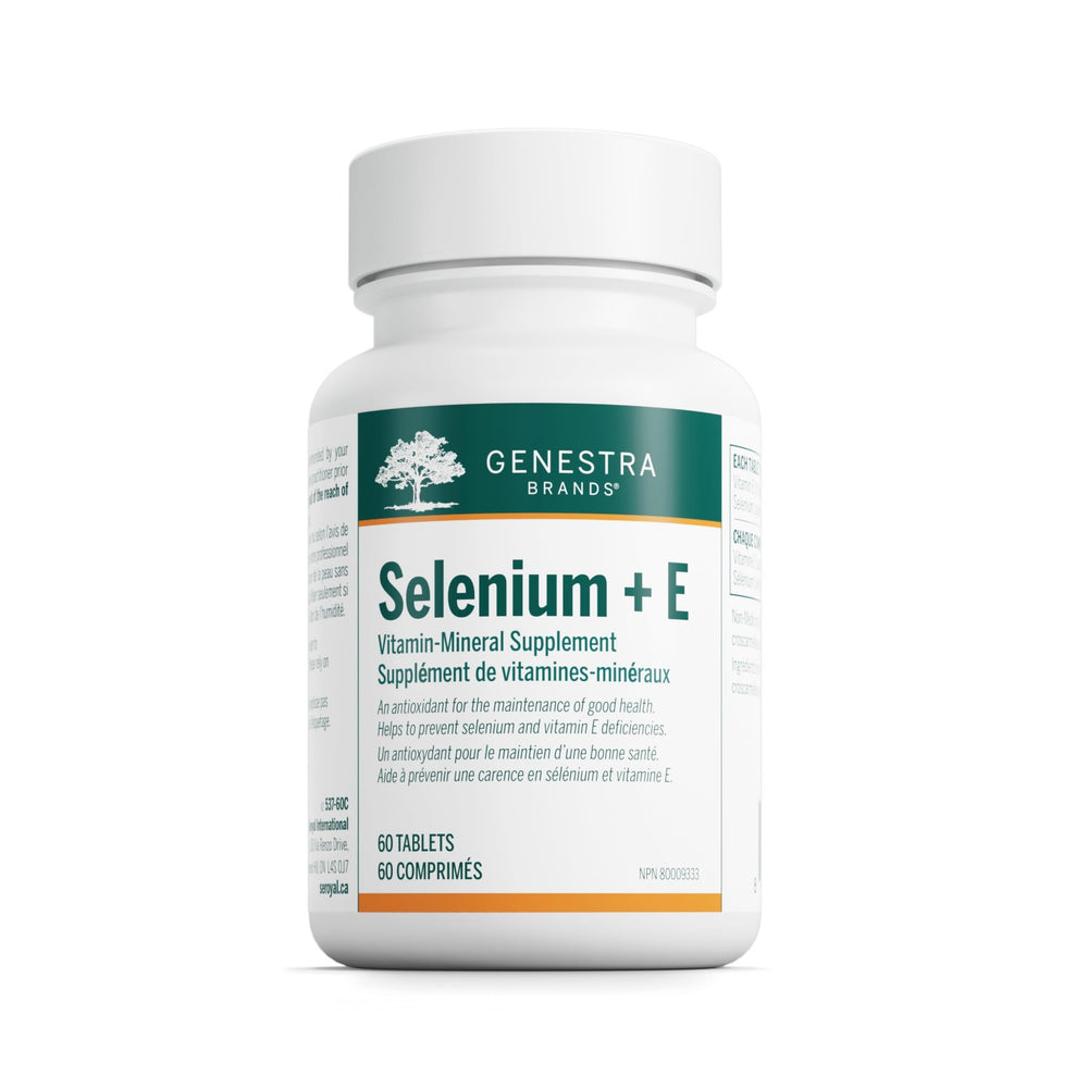 Genestra Selenium + E bottle with 60 tablets
