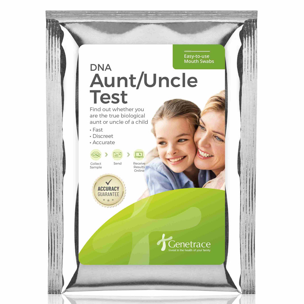 Genetrace Aunt/Uncle test kit with instructions