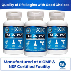 Made in USA Genex Formulas NAD+ bottle