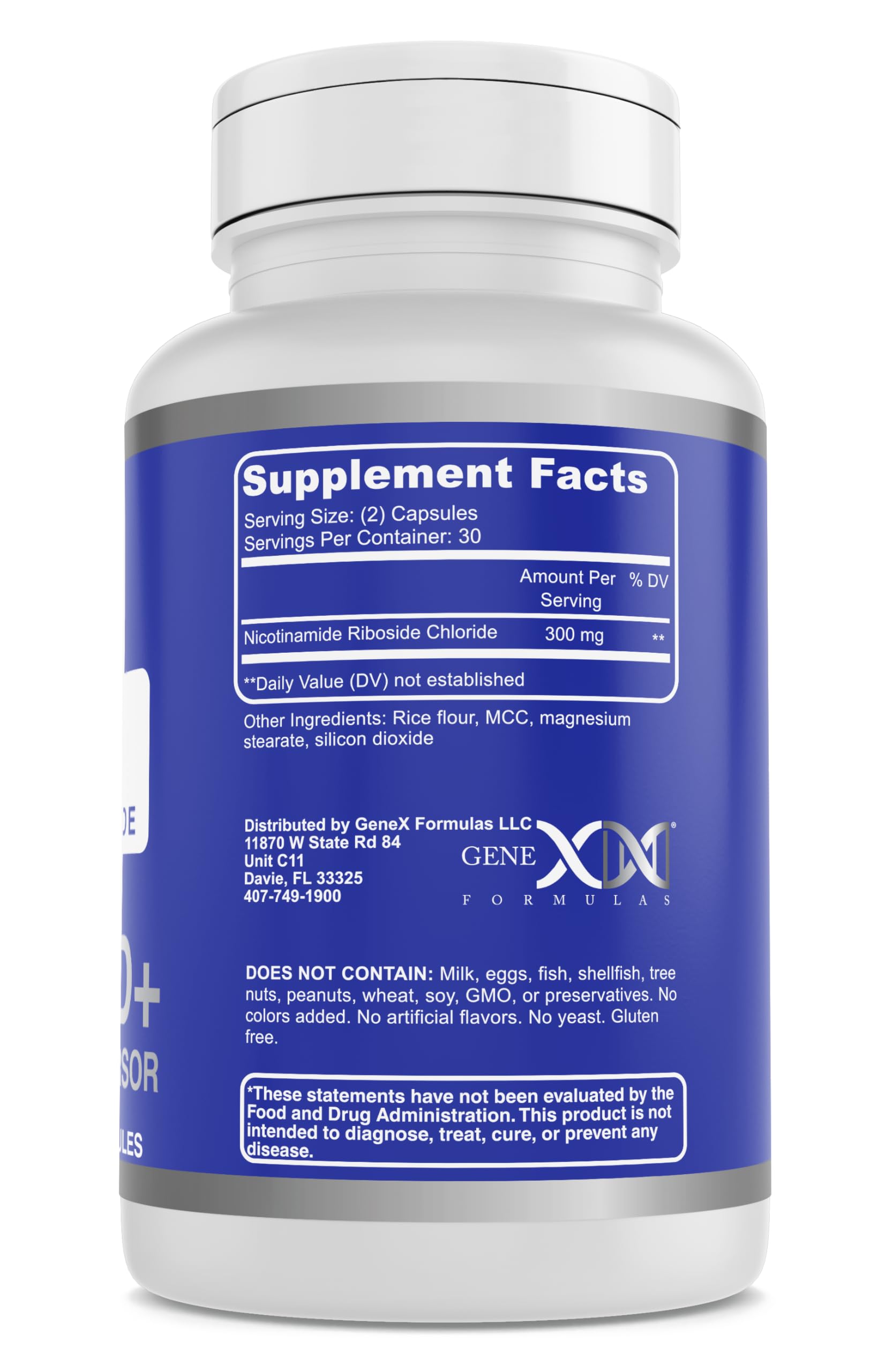 Close-up of Nicotinamide Riboside capsules