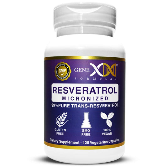 Genex Formulas Trans Resveratrol 1000mg bottle front view