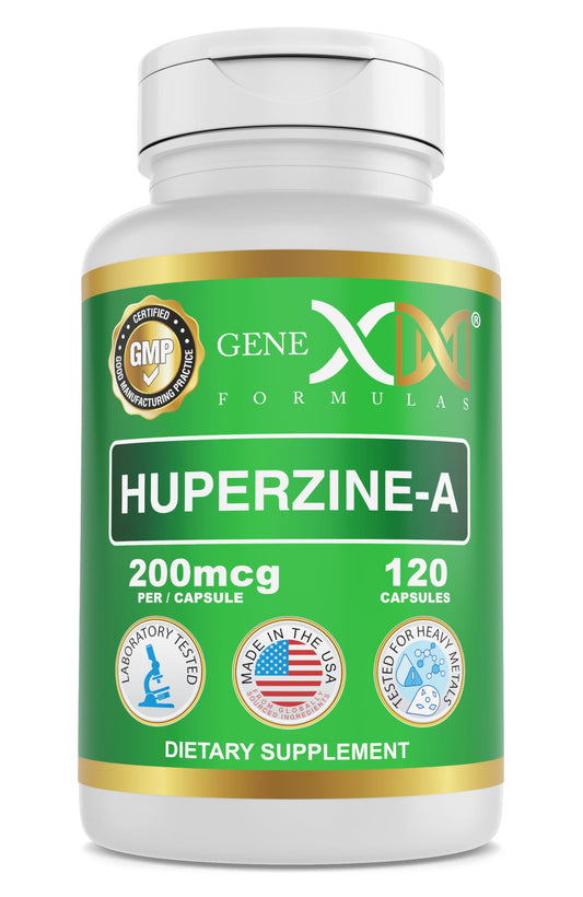 Genex Huperzine A bottle with 120 capsules