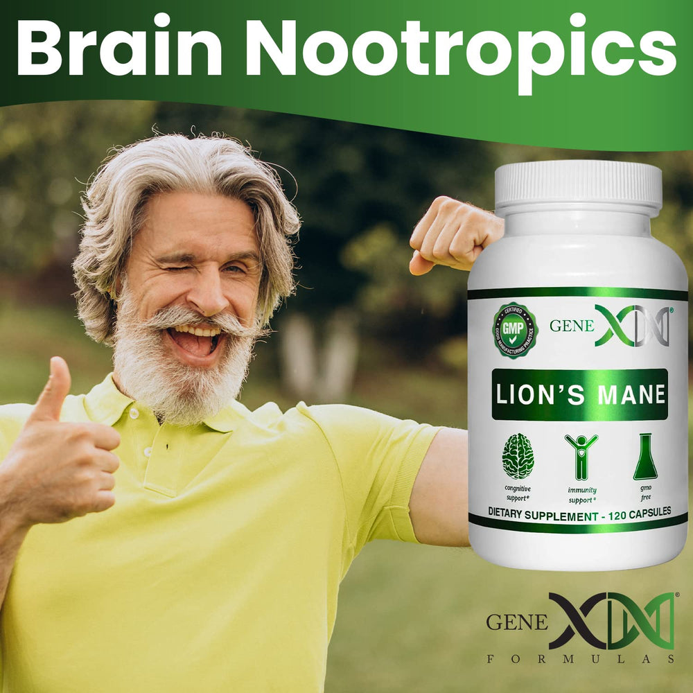 Genex Lions Mane 360 capsules total