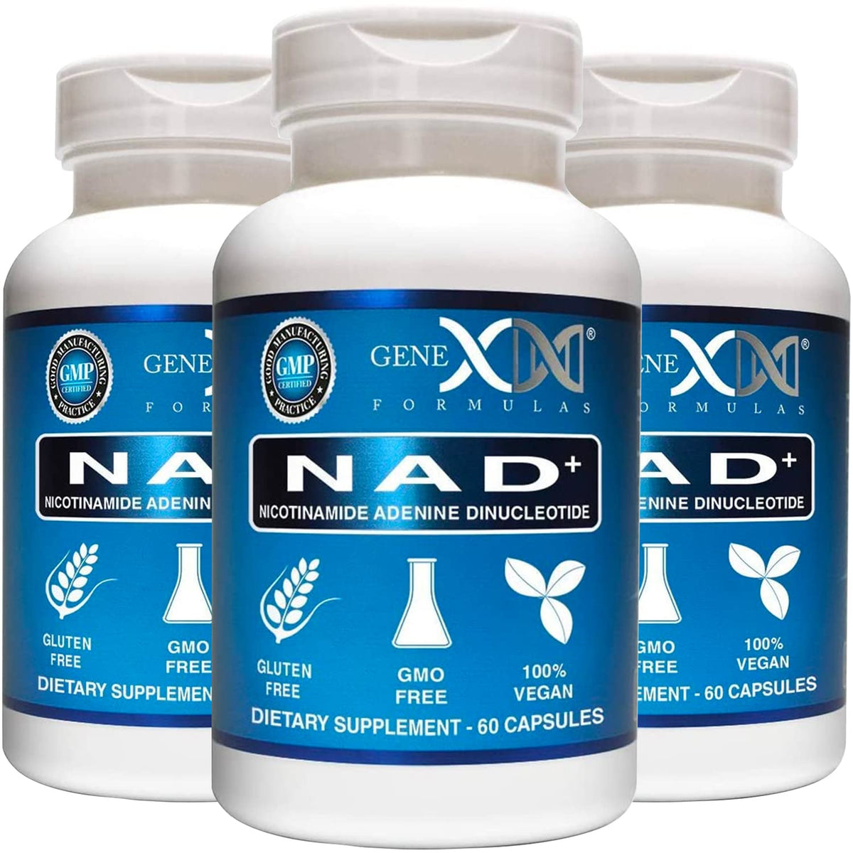 Genex NAD+ 250mg bottle front view